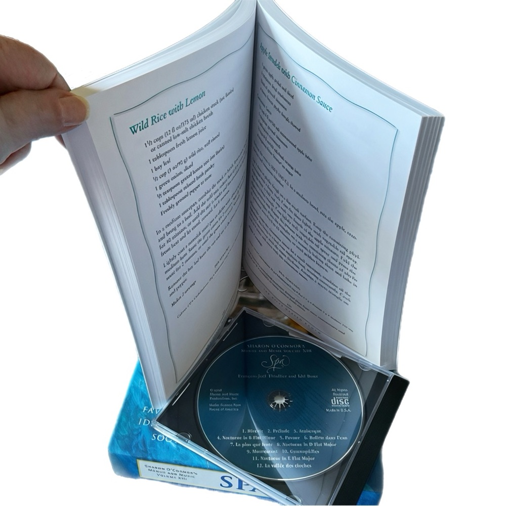 LOVE 2 ENTERTAIN? SPA Sharon O’Connor’s Menus and Music Vol XIII Cookbook/CD - Picture 3 of 15